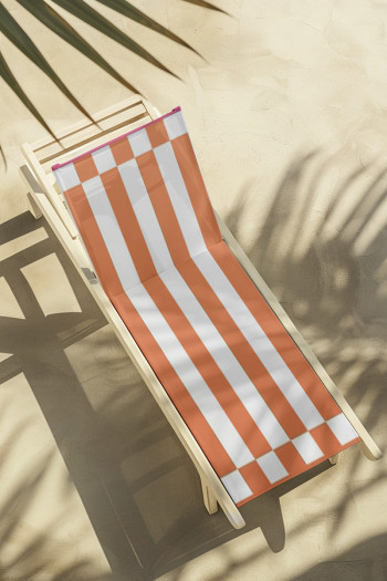SF HOME  peškir Orange Stripes 