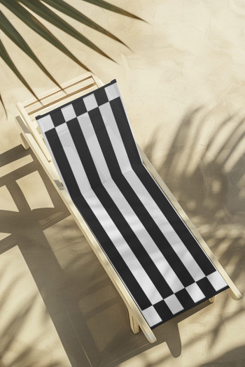 SF HOME  peškir Black Stripes 