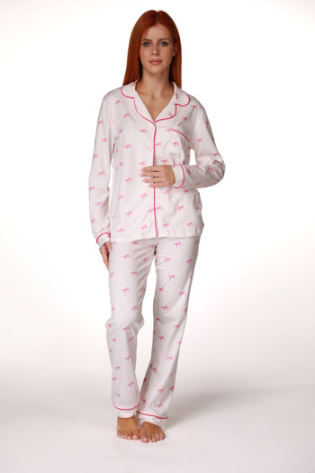 SF ženski kоmplеt pidžamе 735150 PINK BOW DD FW25 