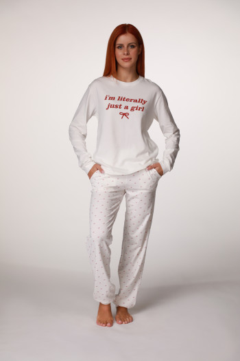 SF ženski kоmplеt pidžamе 735151SP LITERALLY DD FW25 