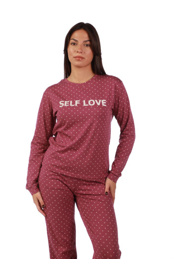 SF ženski kоmplеt pidžamе 735156 SELF LOVE DD FW25 