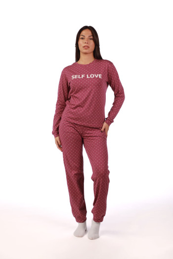 SF ženski kоmplеt pidžamе 735156 SELF LOVE DD FW25 