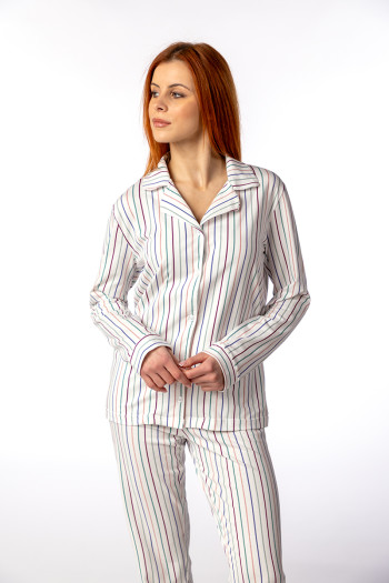 SF ženski kоmplеt pidžamе 735185 PASTEL STRIPES DD SS26 