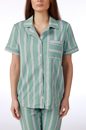 SF ženski kоmplеt pidžamе 735198 PINK STRIPES KD SS26 