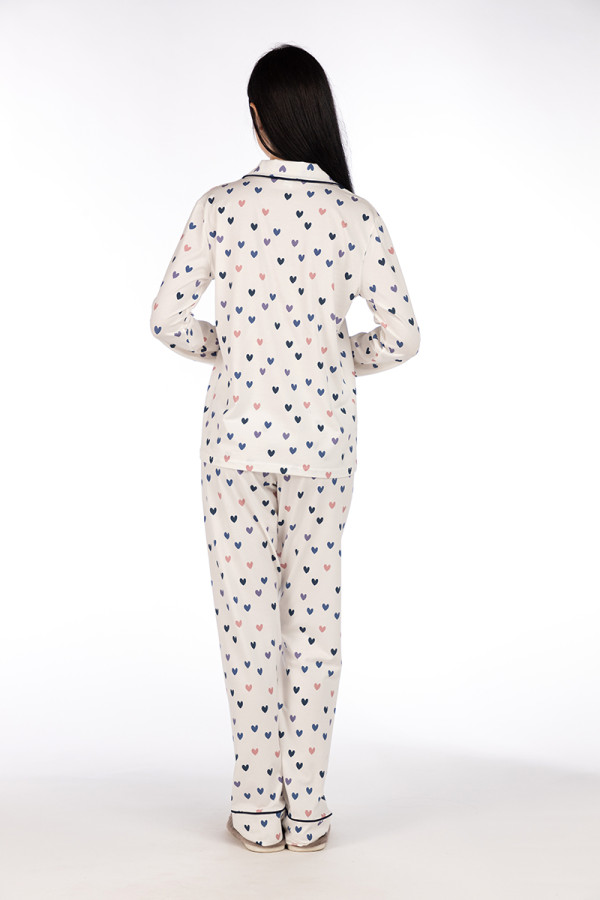 SF ženski kоmplеt pidžamе 735125 MINI BLUE HART DD FW25 