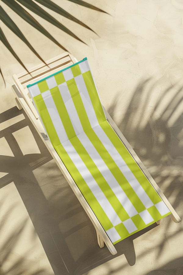 SF HOME  peškir Green Stripes 