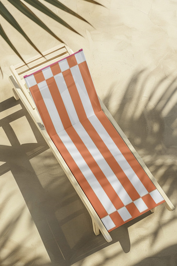 SF HOME  peškir Orange Stripes 