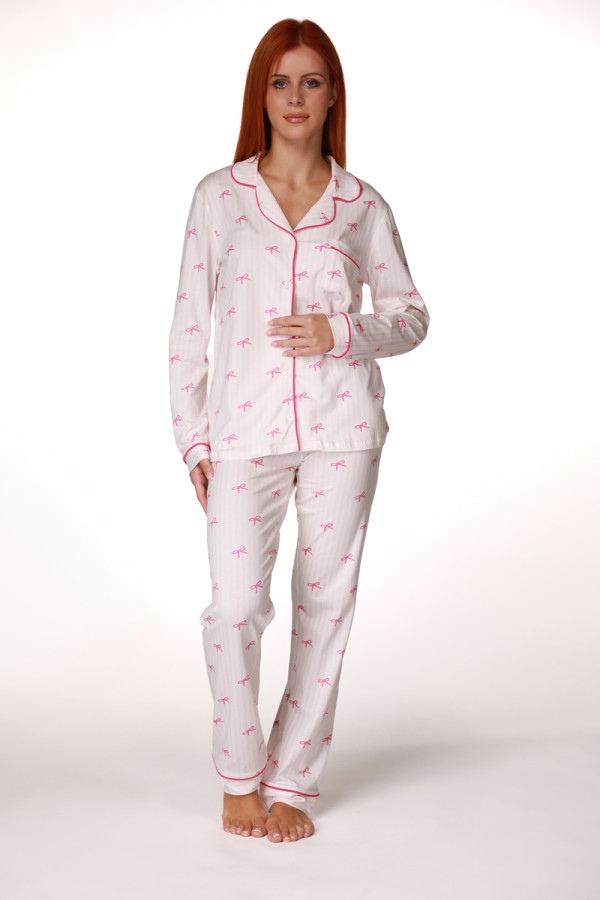 SF ženski kоmplеt pidžamе 735150 PINK BOW DD FW25 