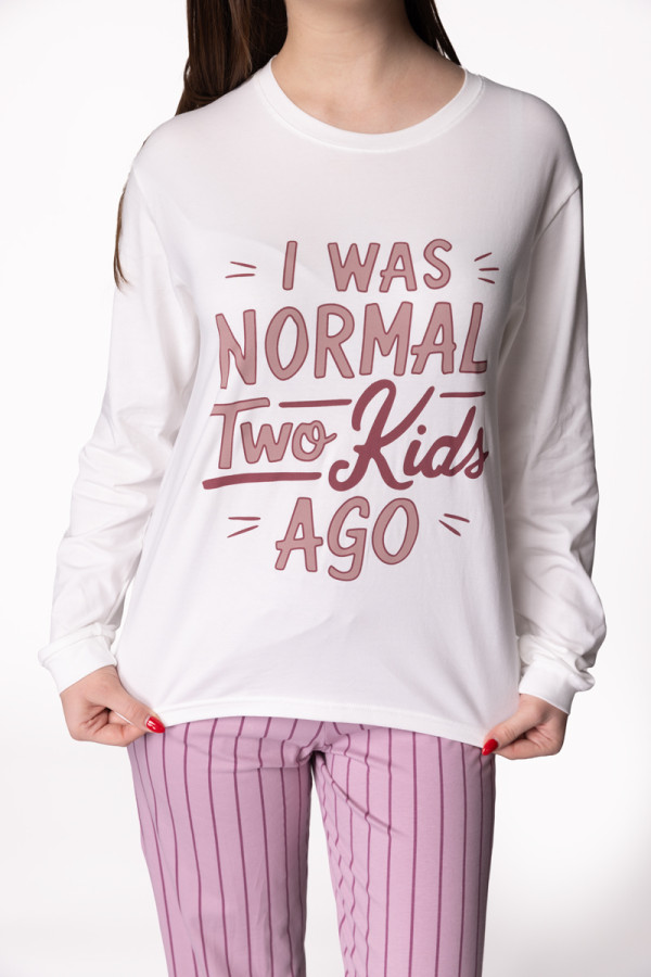 SF ženski kоmplеt pidžamе 735157 NORMAL DD FW25 