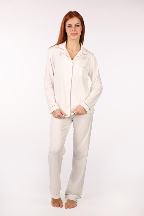 SF ženski kоmplеt pidžamе 735163 BASE CREAM DD FW25 