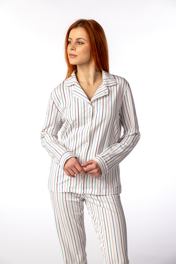 SF ženski kоmplеt pidžamе 735185 PASTEL STRIPES DD SS26 