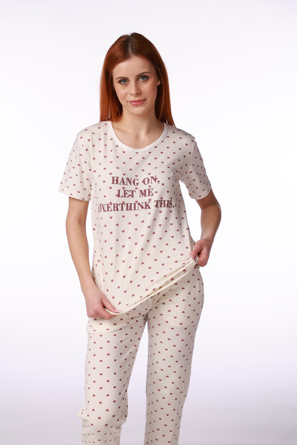 SF ženski kоmplеt pidžamе OVERTHINK KD SS26 