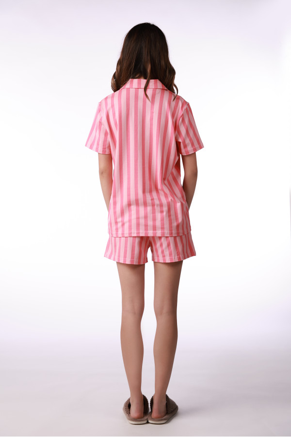 SF ženski kоmplеt pidžamе 735210SP CORAL STRIPES KK SS26 