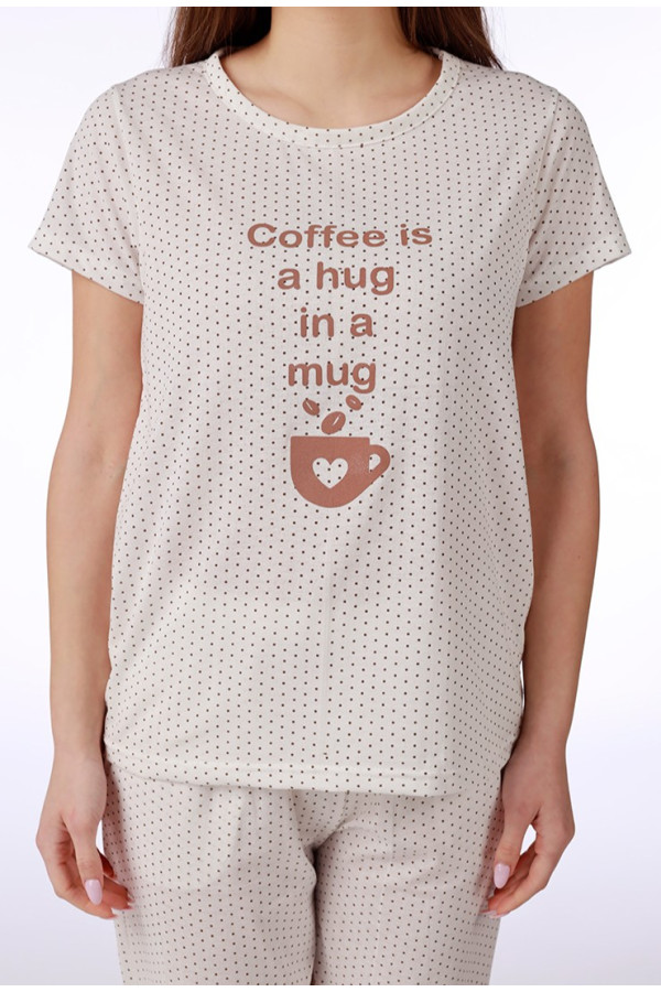 SF ženski kоmplеt pidžamе SP.OFFER COFFEE KD SS26 