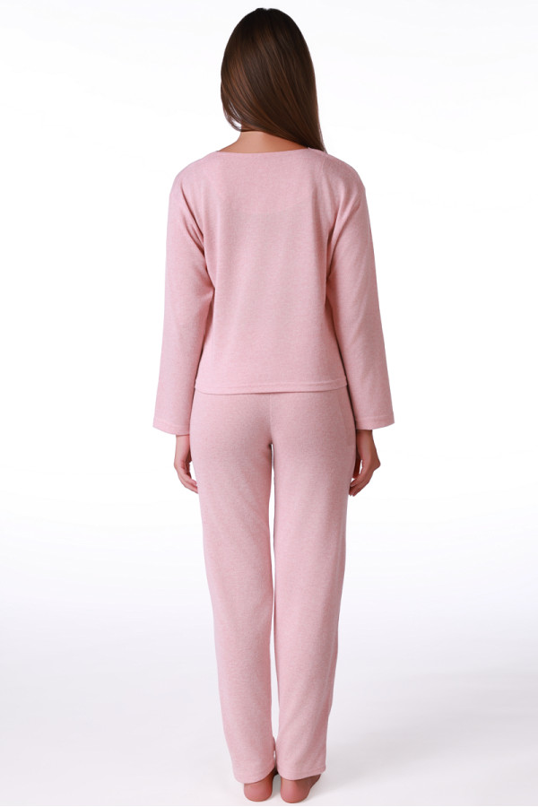 SF ženski kоmplеt pidžamе KNIT SP 3 PINK DD FW26 