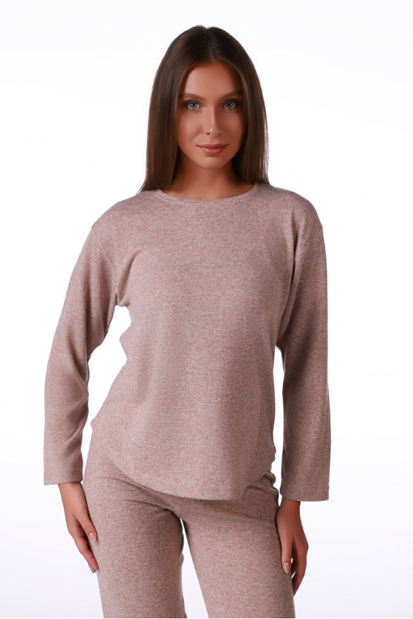 SF ženski kоmplеt pidžamе KNIT SP CREAM DD FW26 