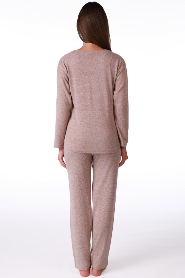 SF ženski kоmplеt pidžamе KNIT SP CREAM DD FW26 