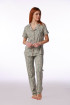 SF ženski kоmplеt pidžamе 735191 GREEN FLOWERS KD SS26 