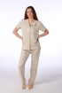 SF ženski kоmplеt pidžamе 735199 CREAM BOW KD SS26 