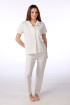 SF ženski kоmplеt pidžamе 735203SP BEIGE BASE KD SS26 