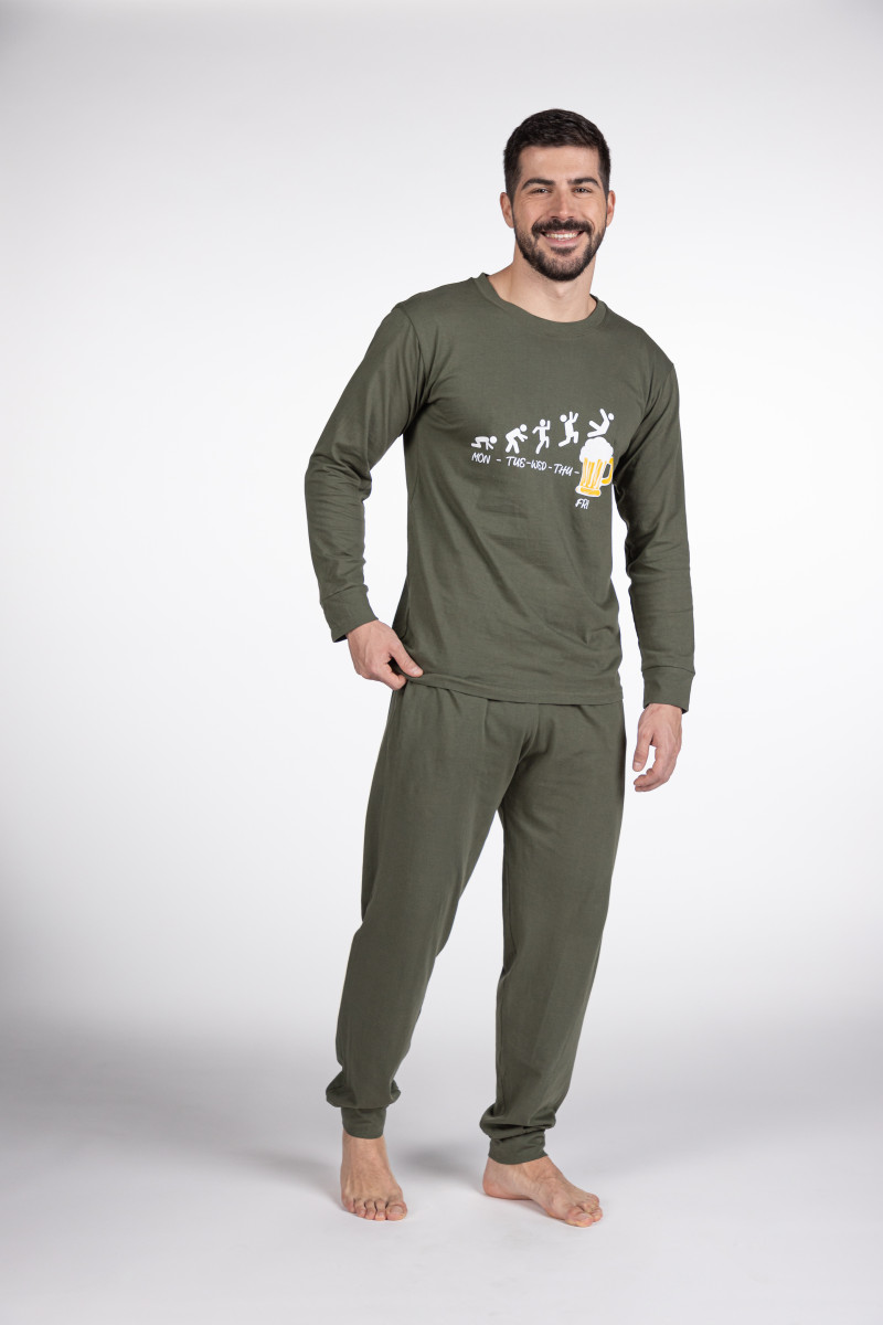 SF muški kоmplеt pidžamе M.PIZAMI SF BEER DD FW24 