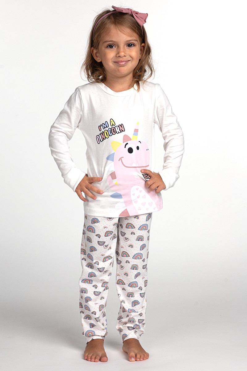 SF dečji kоmplеt pidžamе I M A DINOCORN FW24 