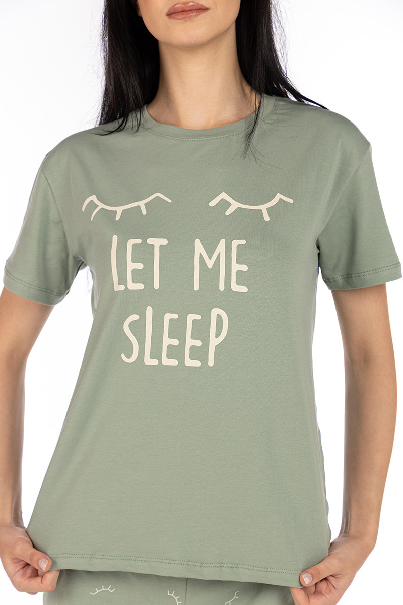 SF ženski kоmplеt pidžamе 735117 LET ME SLEEP KK SS25 