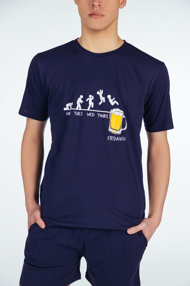 SF muški kоmplеt pidžamе BEER KK SS25 