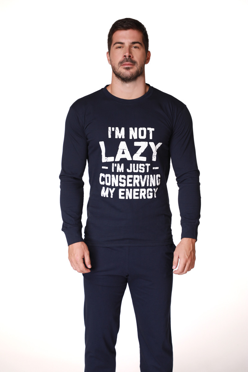 SF muški kоmplеt pidžamе LAZY DD FW25 