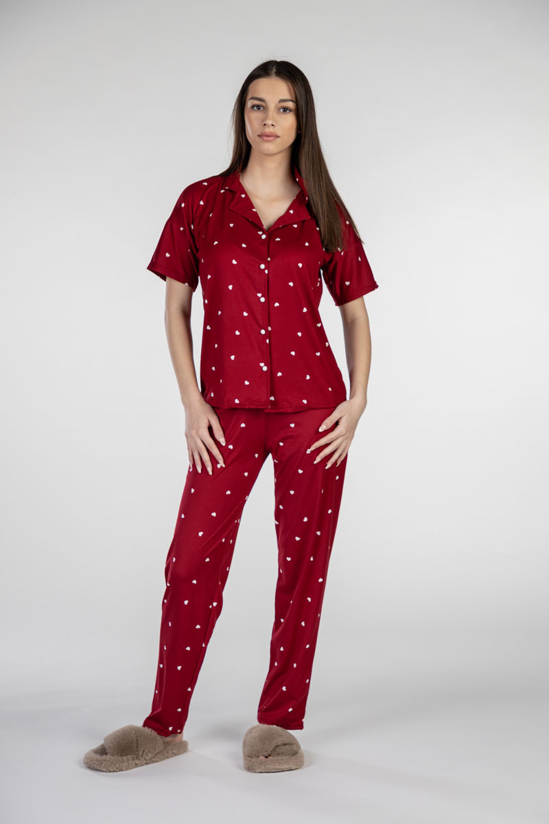 SF ženski kоmplеt pidžamе RED HART KD SF SS25 