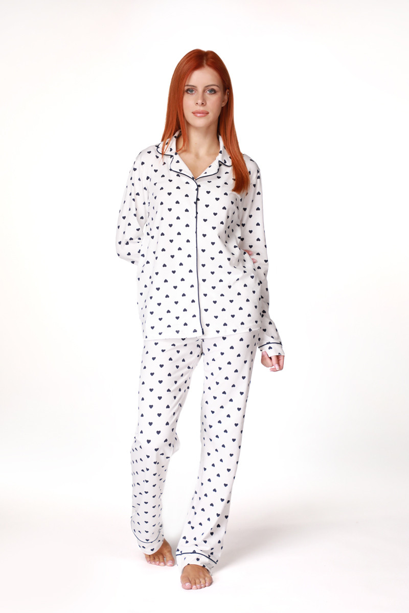 SF ženski kоmplеt pidžamе 735161 NAVY HEART DD FW25 