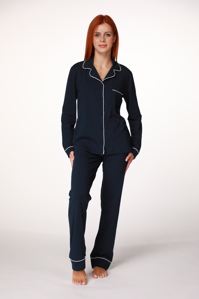 SF ženski kоmplеt pidžamе 735162 BASE NAVY DD FW25 