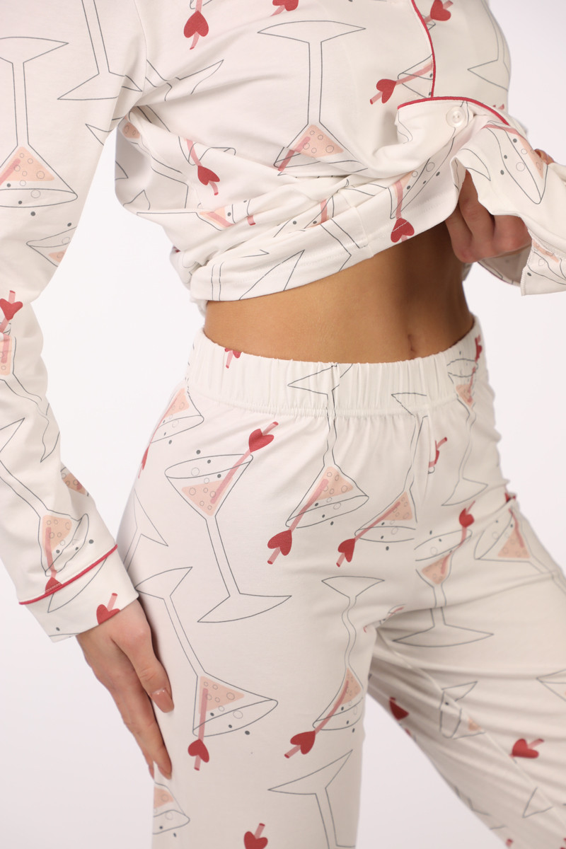 SF ženski kоmplеt pidžamе 735165 MARTINI DD FW25 