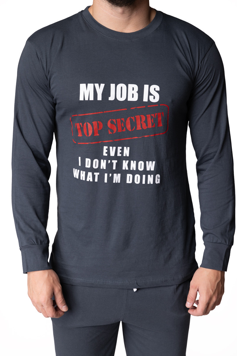 SF muški kоmplеt pidžamе TOP SECRET DD FW25 