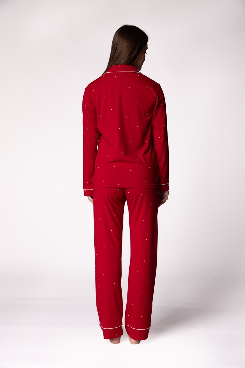 SF ženski kоmplеt pidžamе 735176 BORDO HEART DD FW25 