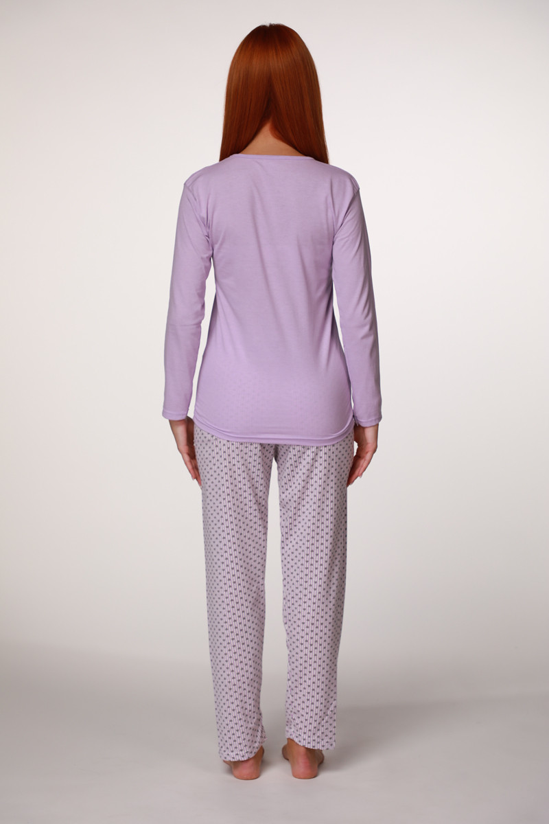Rujam ženski kоmplеt pidžamе 7128 PURPLE LOVE 
