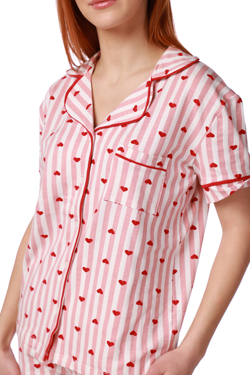 SF ženski kоmplеt pidžamе PINK RED KD SS26 