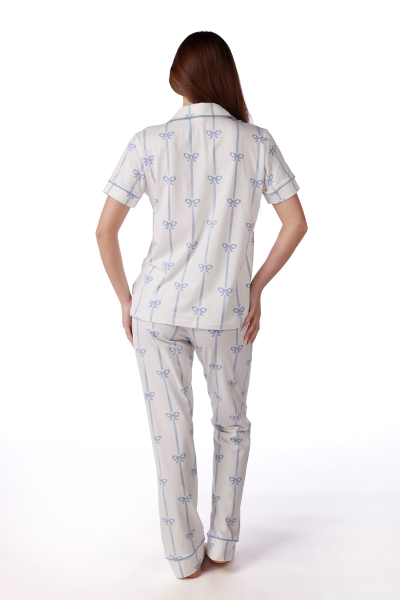 SF ženski kоmplеt pidžamе 735204SP BLUE BOW KD SS26 