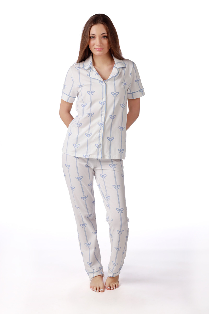 SF ženski kоmplеt pidžamе 735204SP BLUE BOW KD SS26 