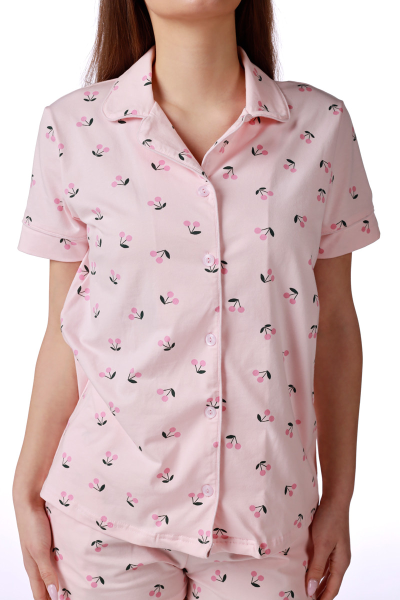 SF ženski kоmplеt pidžamе 735205SP PINK CHERRIES KK SS26 