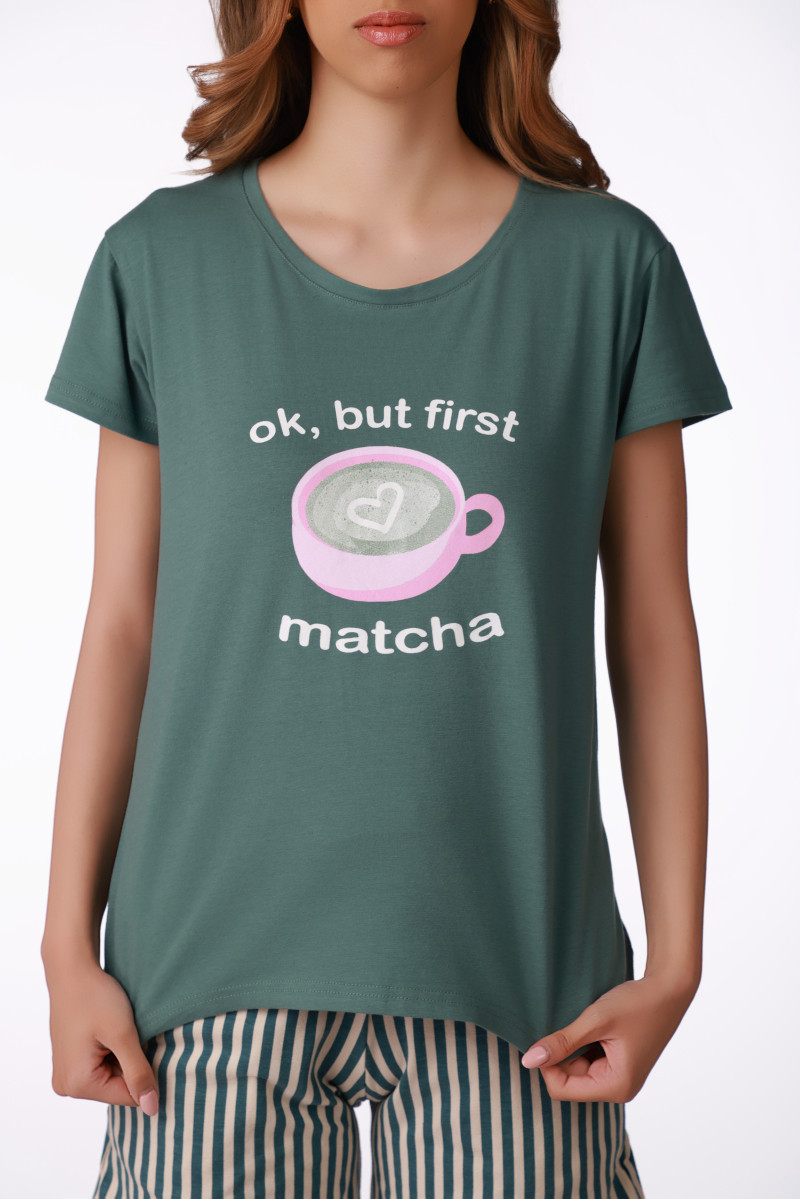 SF ženski kоmplеt pidžamе MATCHA KK SS26 