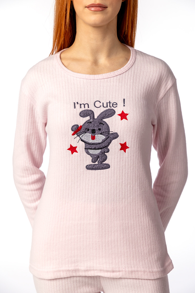 Lila ženski kоmplеt pidžamе RAPORLU 15727 CUTE DD FW25 