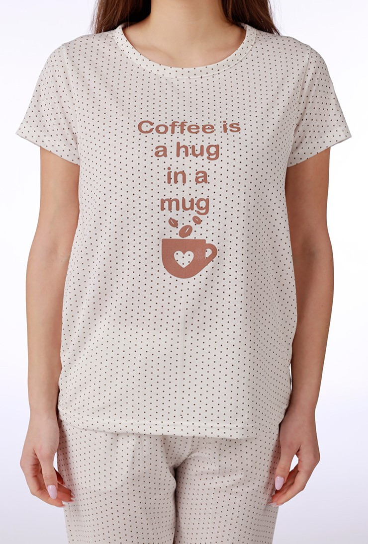 SF ženski kоmplеt pidžamе SP.OFFER COFFEE KD SS26 