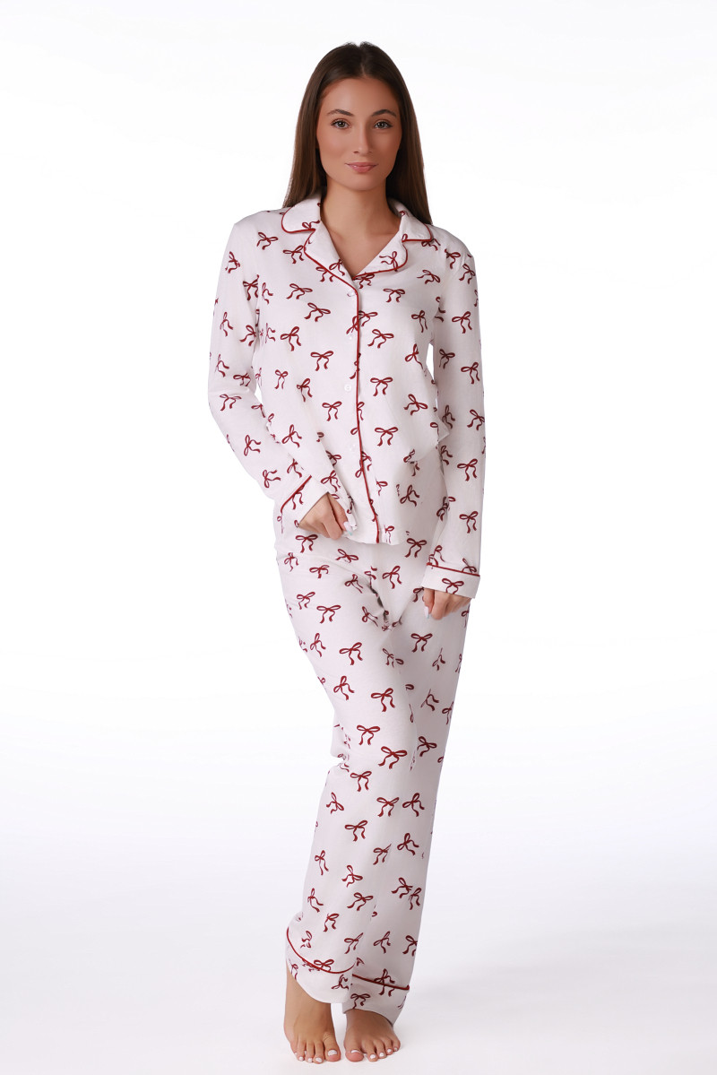 SF ženski kоmplеt pidžamе 735240 RED BOW DD FW26 