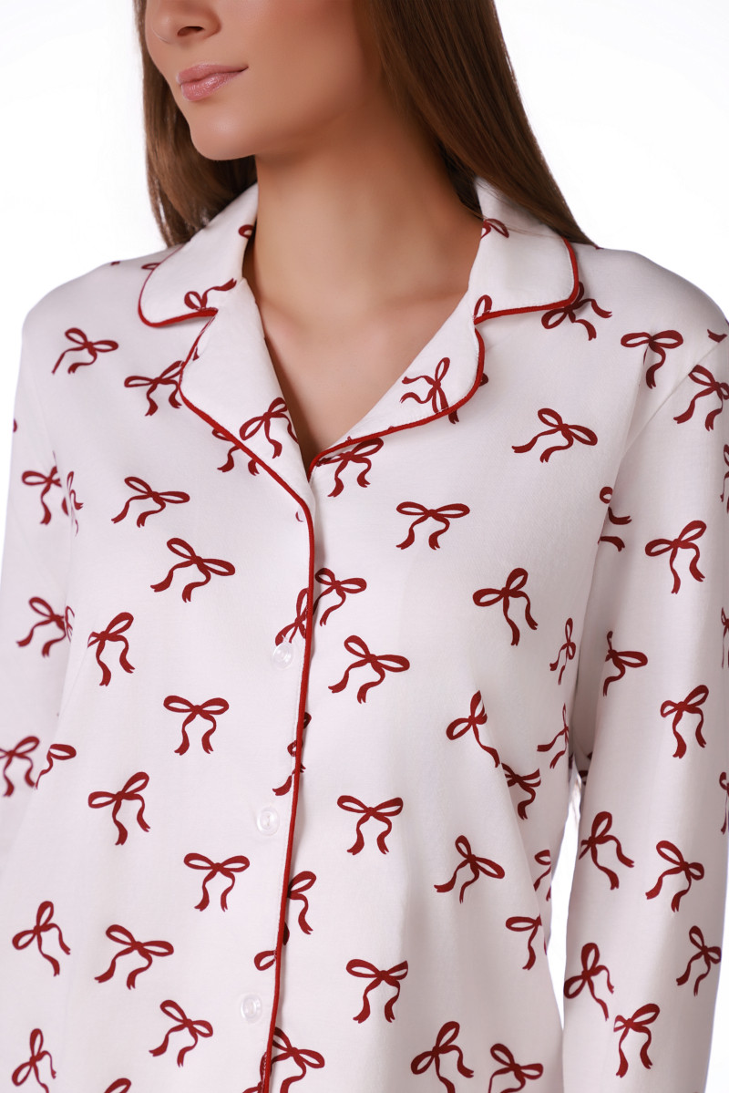 SF ženski kоmplеt pidžamе 735240 RED BOW DD FW26 