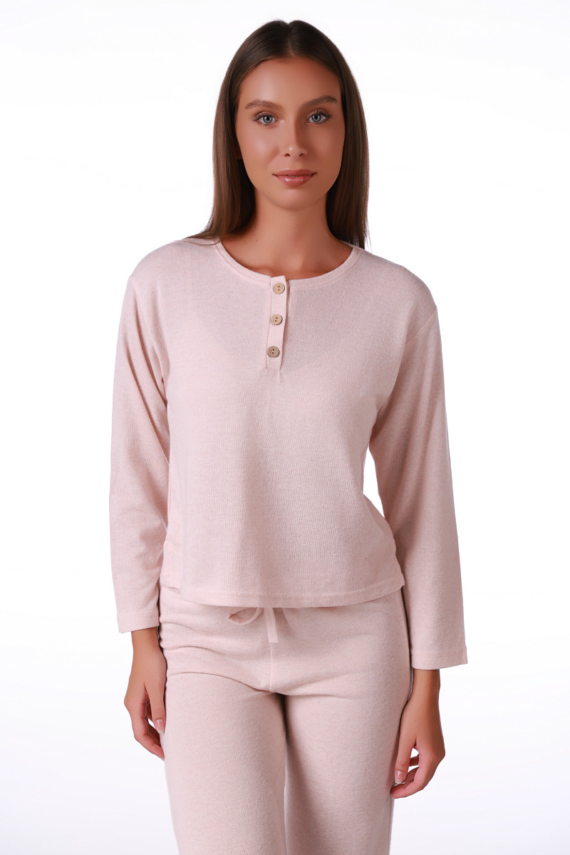 SF ženski kоmplеt pidžamе KNIT SP 3 POWDER DD FW26 