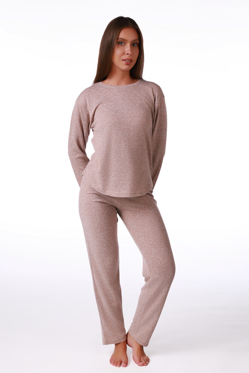 SF ženski kоmplеt pidžamе KNIT SP CREAM DD FW26 